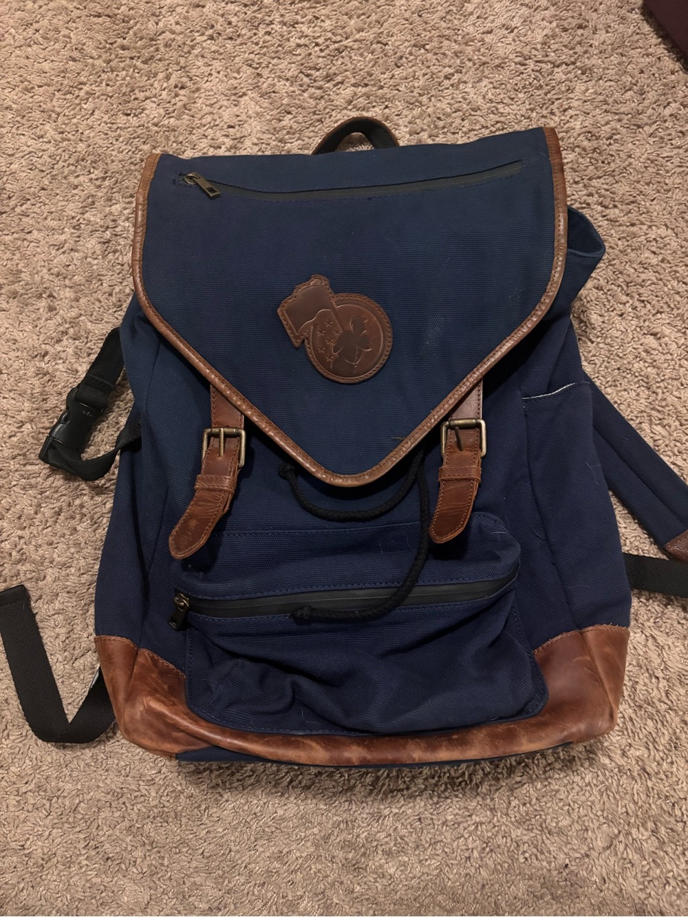 Baseballism Navy Backpack